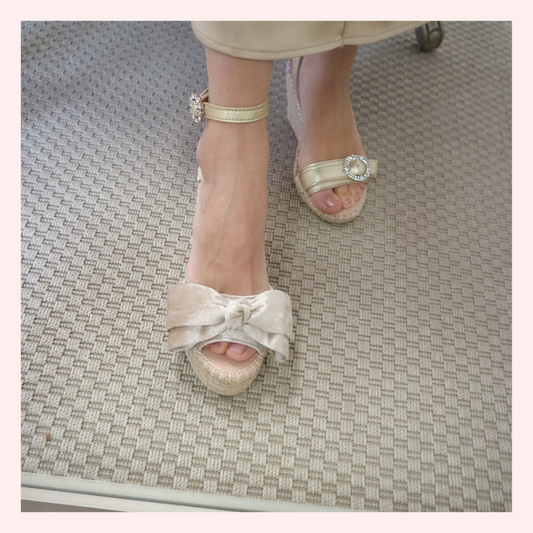 Alpargatas de novia personalizadas hechas a mano