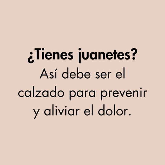 Juanetes y calzado