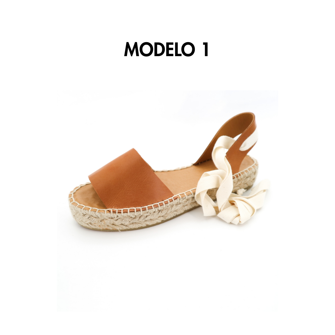 Curso alpargatas de piel