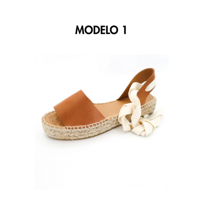 Curso alpargatas de piel