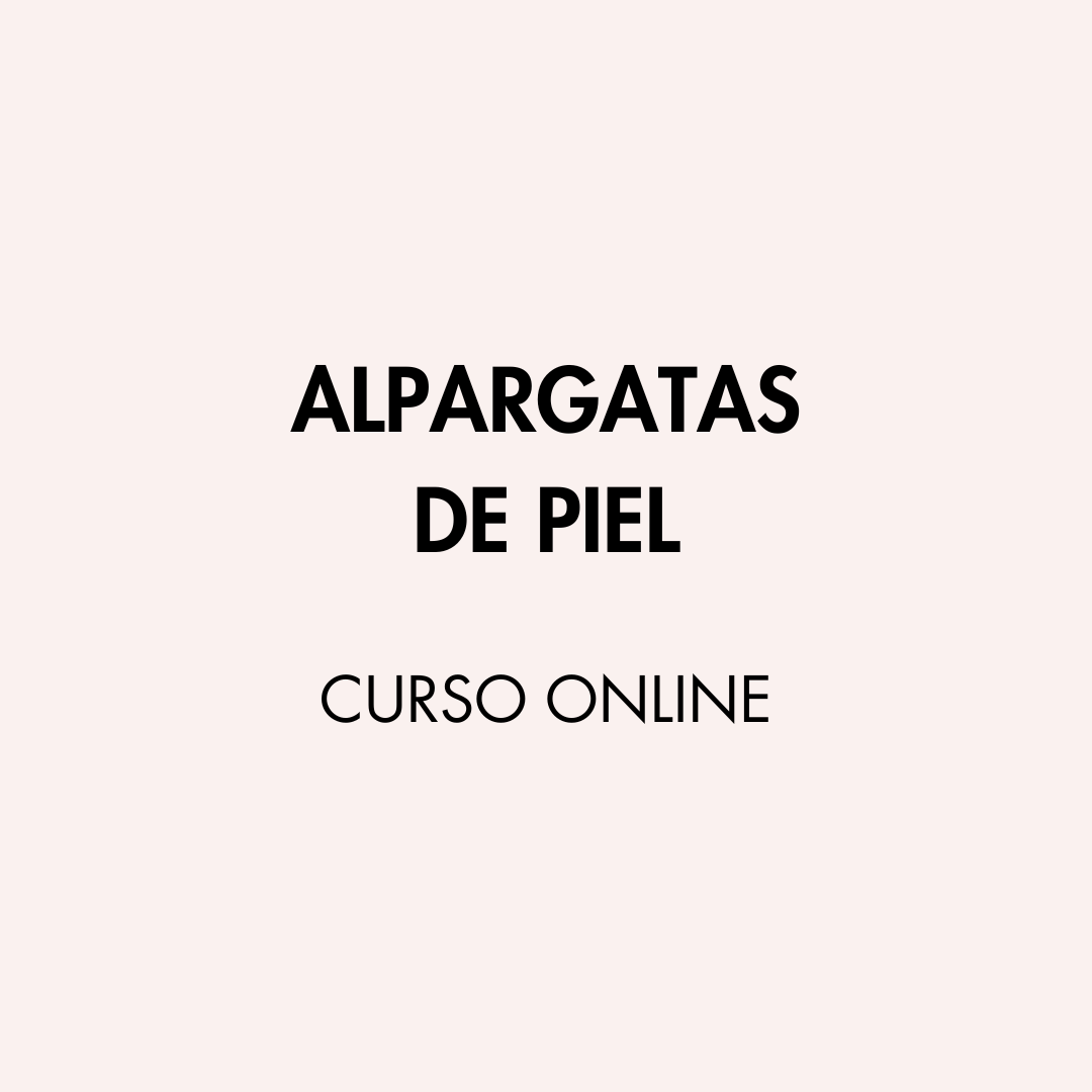 Curso Alpargatas de Piel