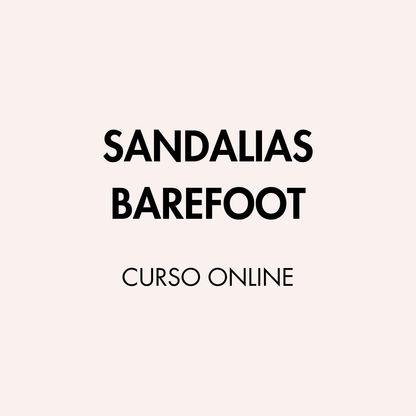 Curso Sandalias Barefoot estilo griego