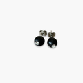 Pendientes ébano y cristal