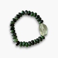 Pulsera amatista verde y rubí zoisita