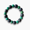 Pulsera turquesa y coral esponja azul