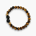 Pulsera ónix y ojo de tigre