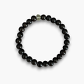 Pulsera prasiolita y ébano