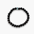 Pulsera ébano y topacio azul