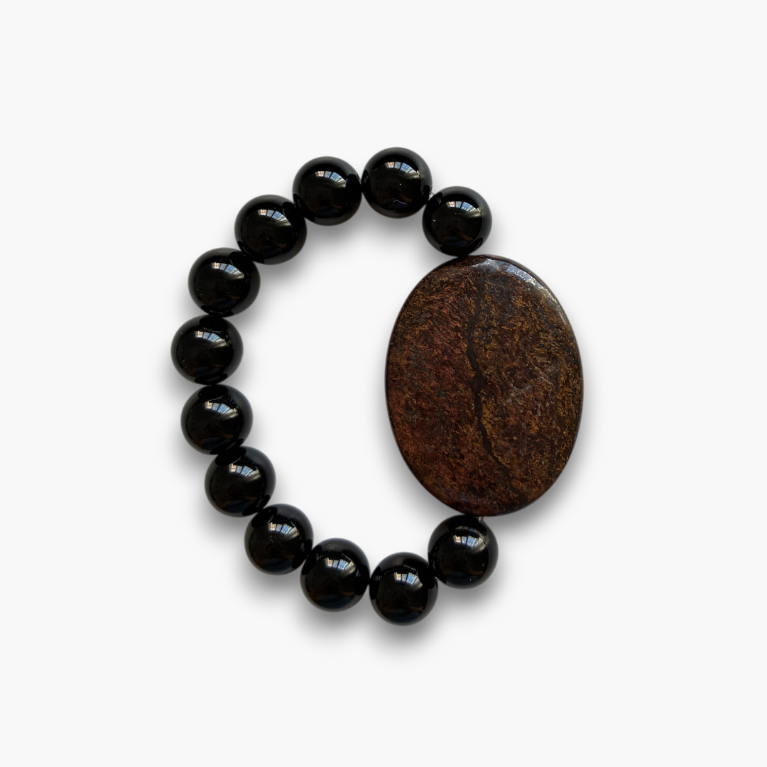 Pulsera onix y broncita