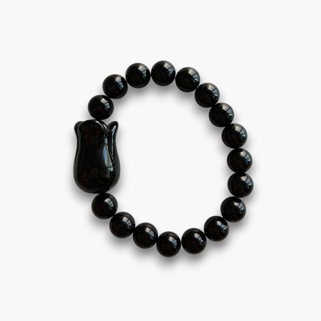 Pulsera tulipan ónix